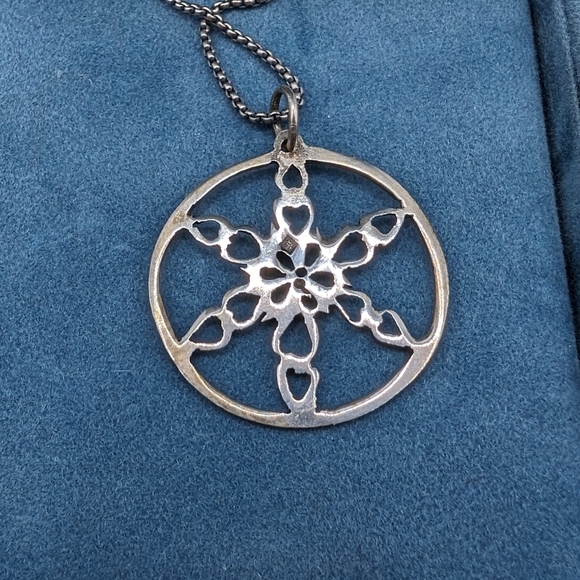 Vintage Sterling Silver Necklace - Picture 3 of 6